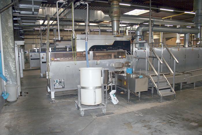 Used (4) Haas rolled wafer cone ovens