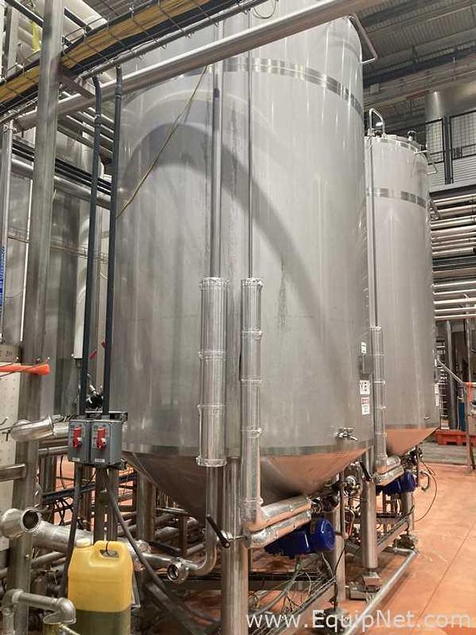 Used 5257 Lt - 44 BBL Rolec Agitated Yeast Storage And Propagation Tank