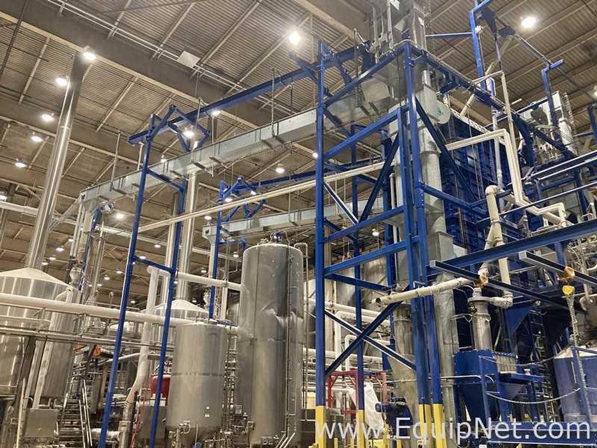 Used Brewery Grain Milling System Including Kunzel Six Roller Mill