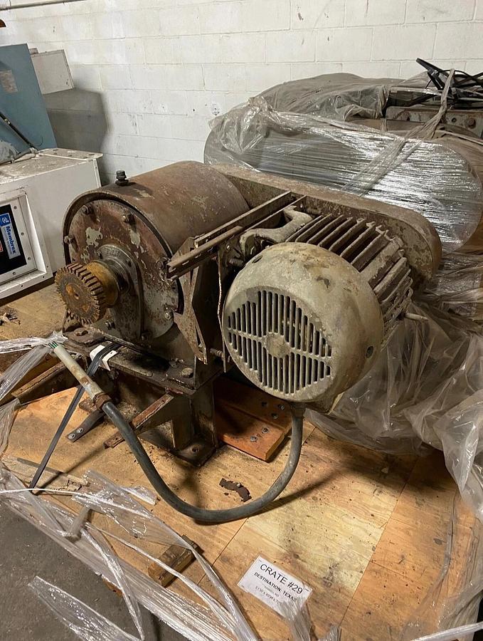 Used B&P LittleFord LLC-PLOW BLENDER/MIXER WITH GEAR DRIVE AND MOTOR