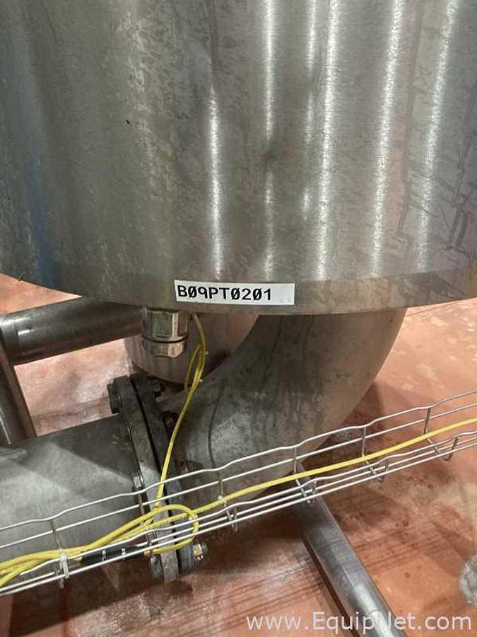 Used 2100 Lt - 17.8 BBL Stainless Steel Caustic Tank