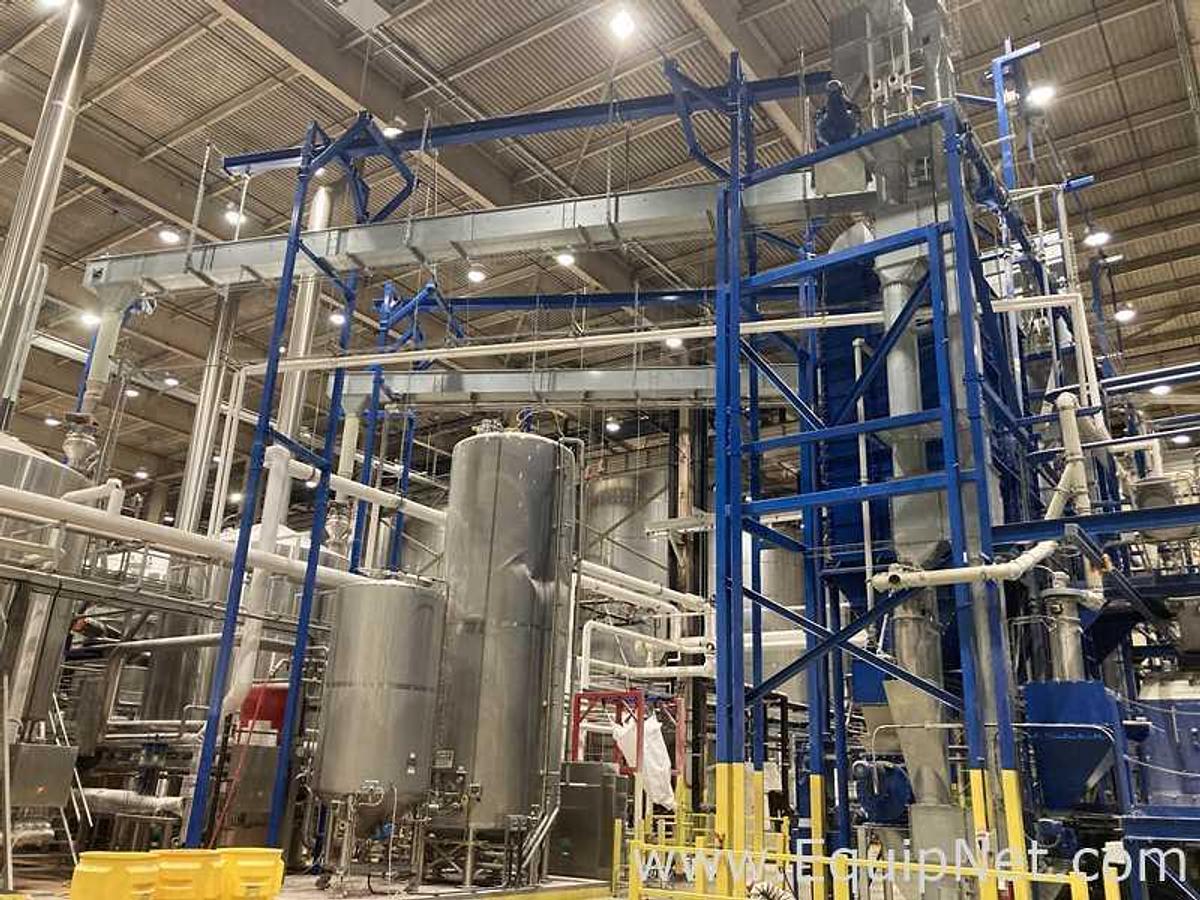 Used Brewery Grain Milling System Including Kunzel Six Roller Mill