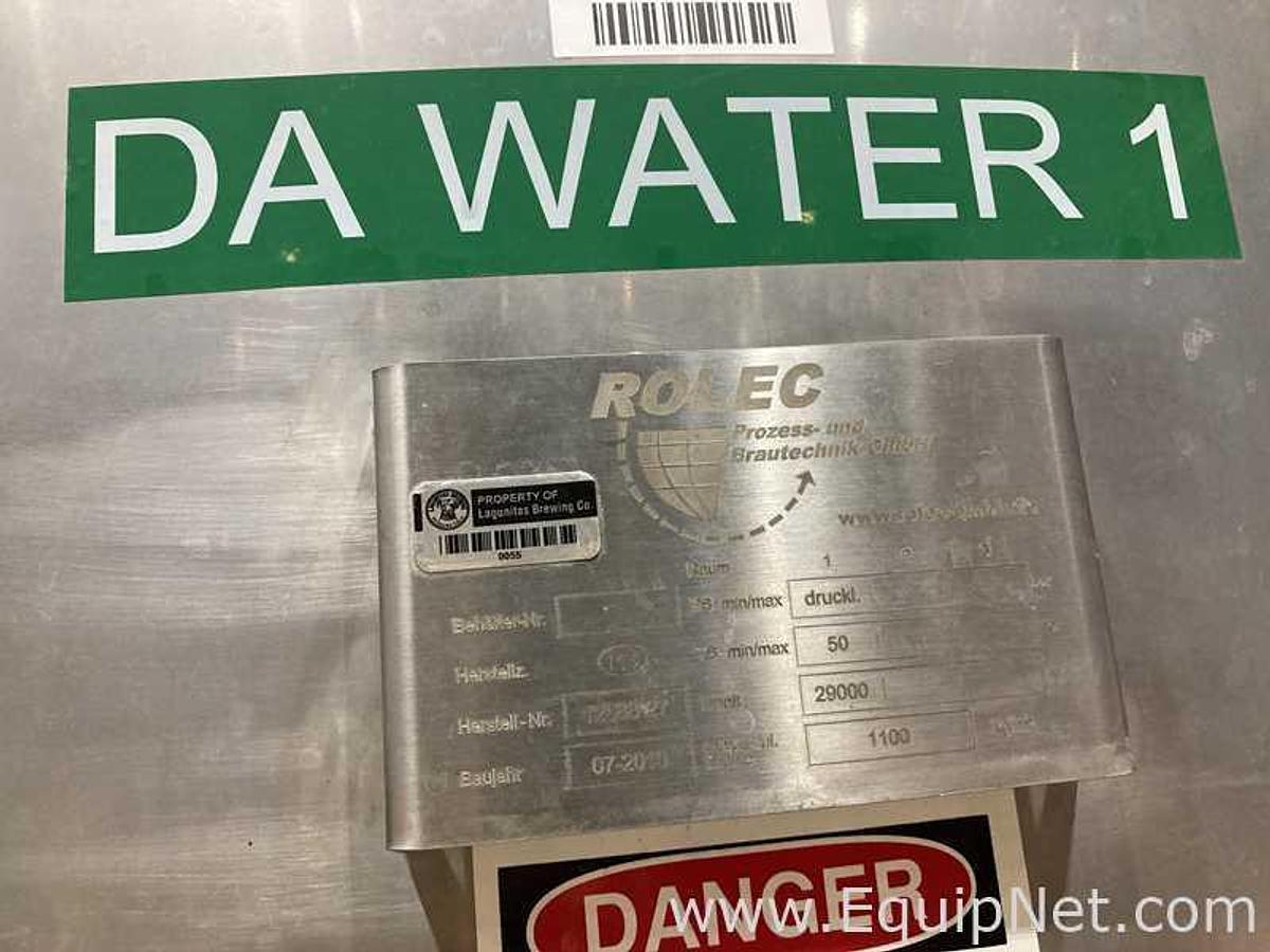 Used 29000 Liter Sanitary Stainless Steel DA Water Tank