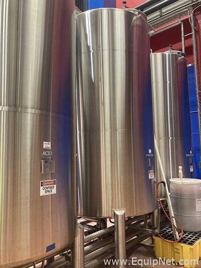 Used 7600 Lt - 64 BBL Rolec Stainless Steel Sanitizer Tank