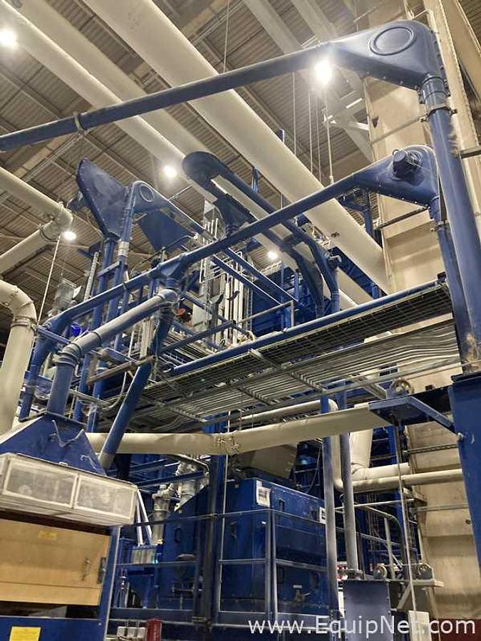 Used Brewery Grain Milling System Including Kunzel Type 6 Roller Mill