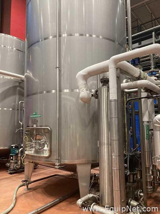 Used 29000 Lt - 247 BBL Rolec Stainless Steel Hot Water Tank