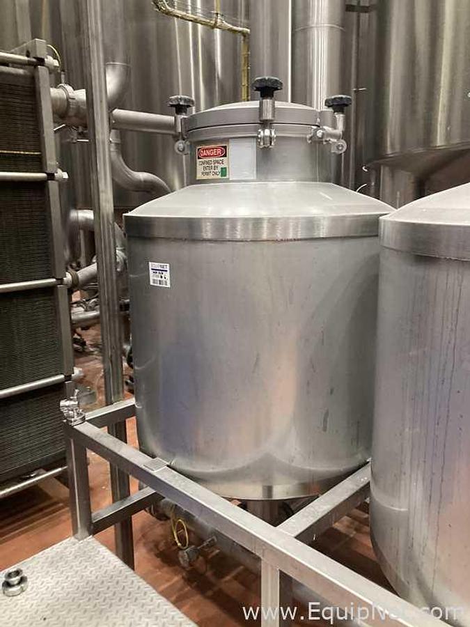 Used 350 Lt - 2.9 BBL Stainless Steel Hop Dosing System Composed Of 6 Tanks