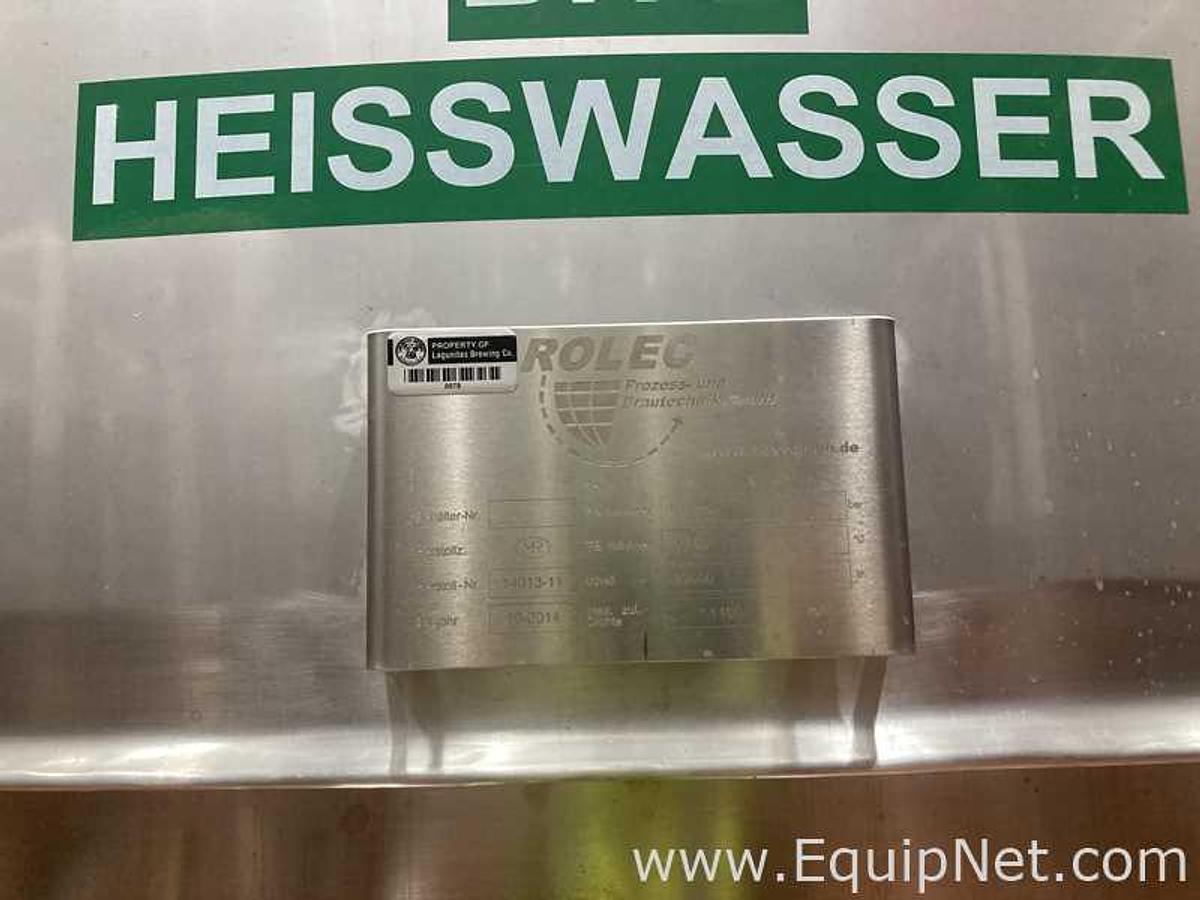 Used 29.000 Lt - 250 BBl Rolec Stainless Steel Hot Water Tank