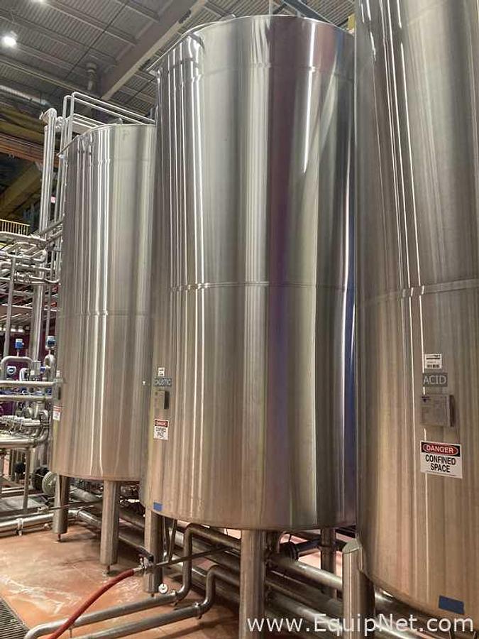 Used 7600 Lt - 64 BBL Rolec Stainless Steel Caustic Tank