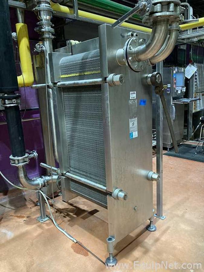 Used GEA Ecoflex GmbH N 40 BC-16 Stainless Steel Plate Heat Exchanger