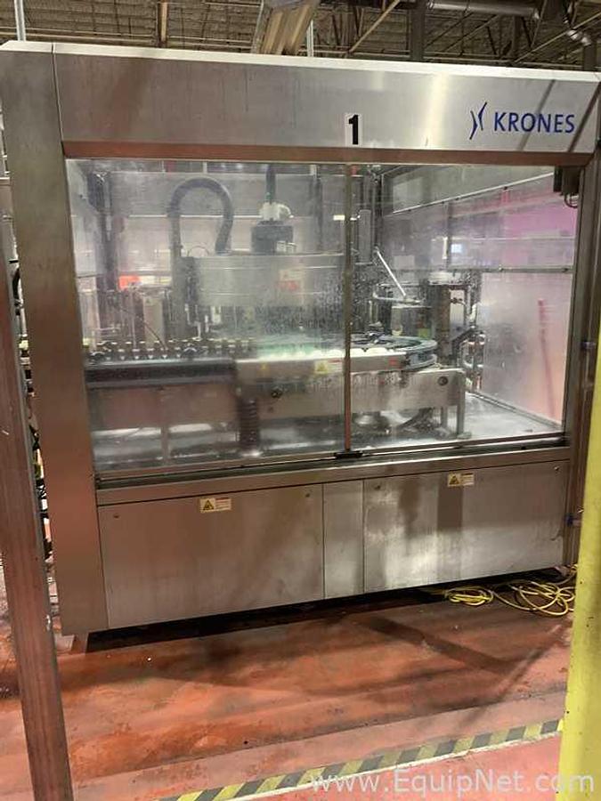 Used Krones Solomatic Front and Back Labeler