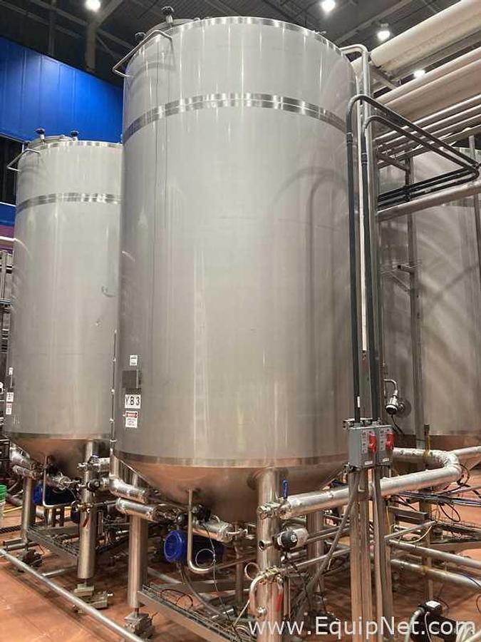 Used 5257 Lt - 44 BBL Rolec Agitated Yeast Storage And Propagation Tank