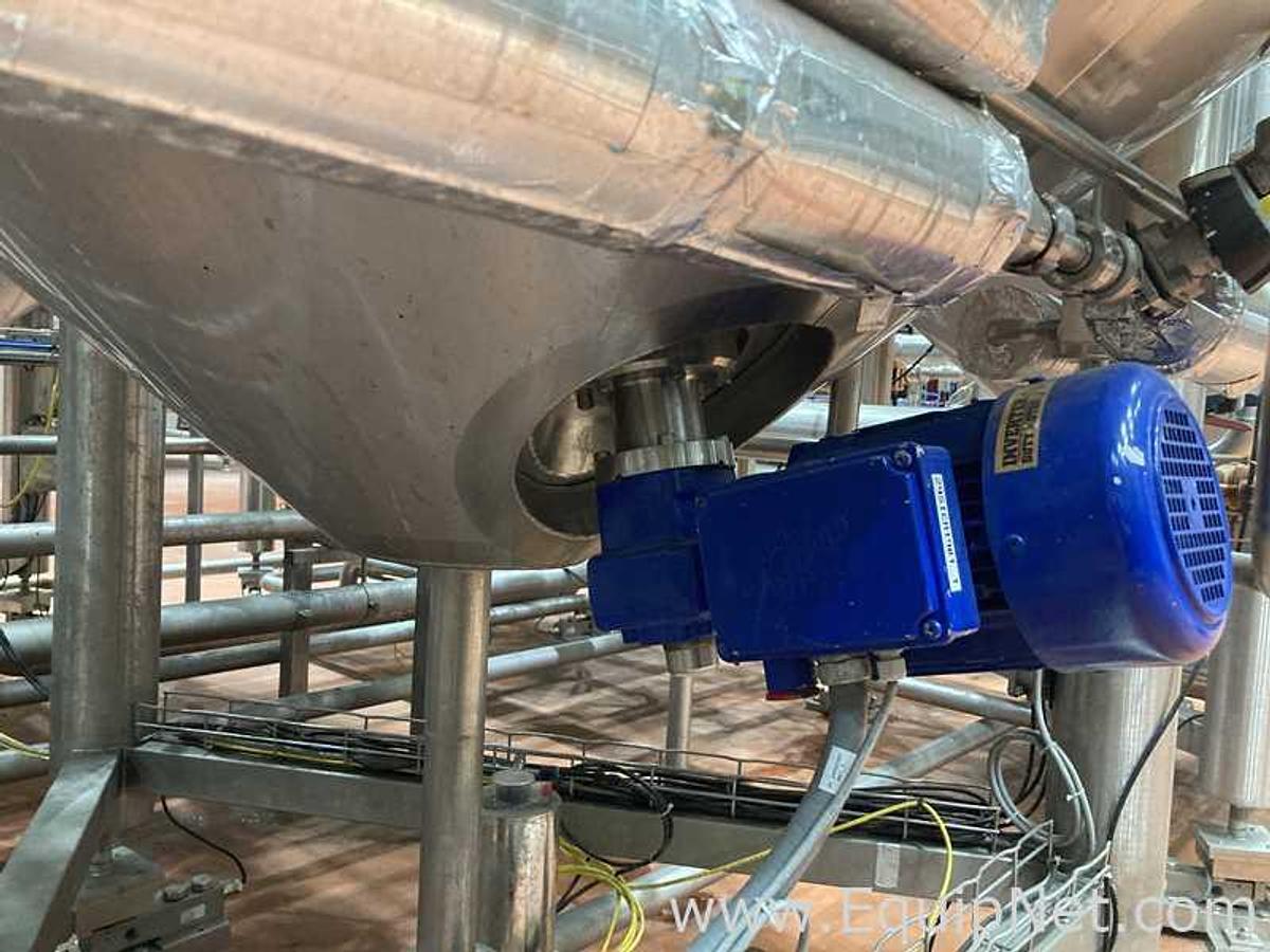 Used 5257 Lt - 44 BBL Rolec Agitated Yeast Storage And Propagation Tank