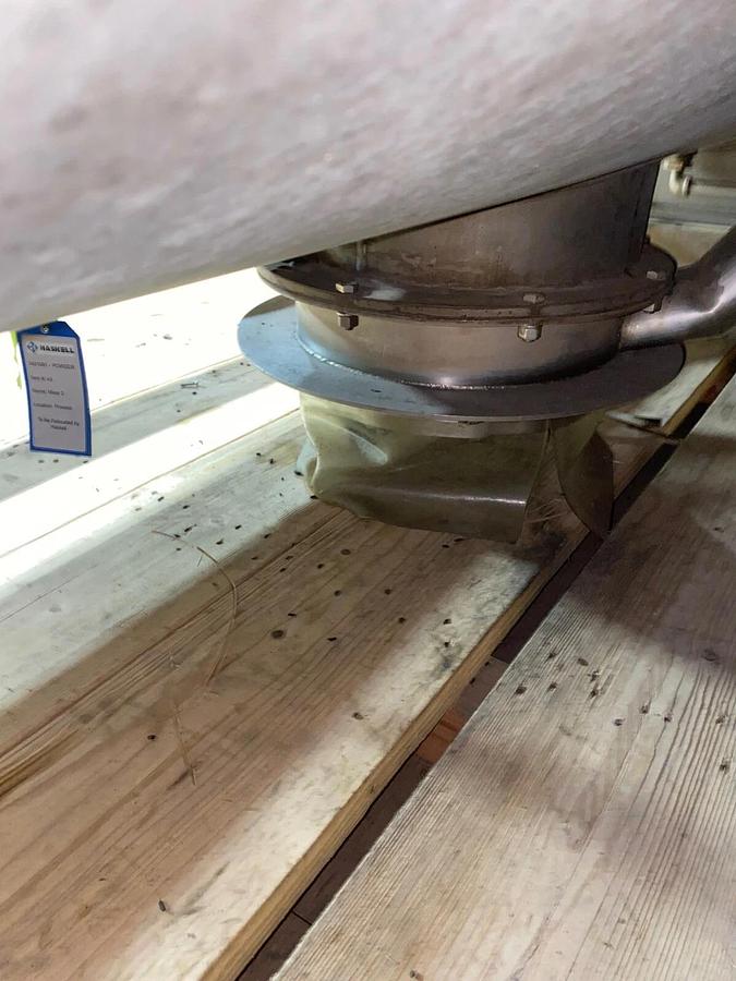 Used AMERICAN PROCESS SYSTEMS-PLOW BLENDER/MIXER WITH GEAR DRIVE AND MOTOR