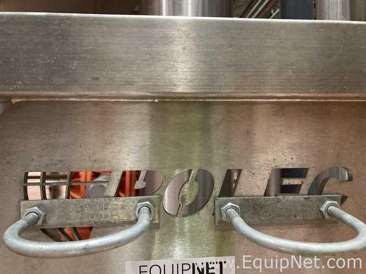 Used One Lot Of Three Rolec 8 Foot Stainless Steel Vessel Manifold Panels