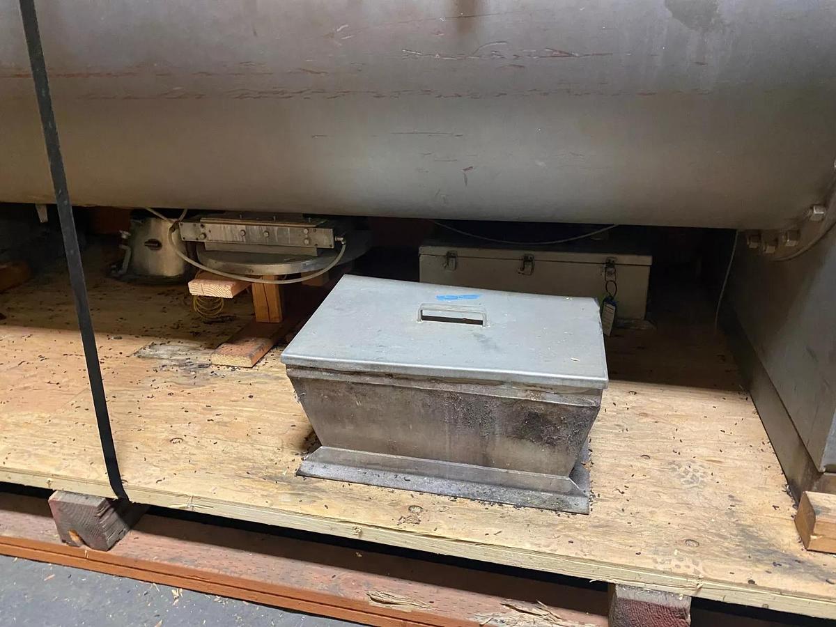 Used BABCOCK GARDNER LTD.-PLOW BLENDER/MIXER WITH GEAR DRIVE AND MOTOR