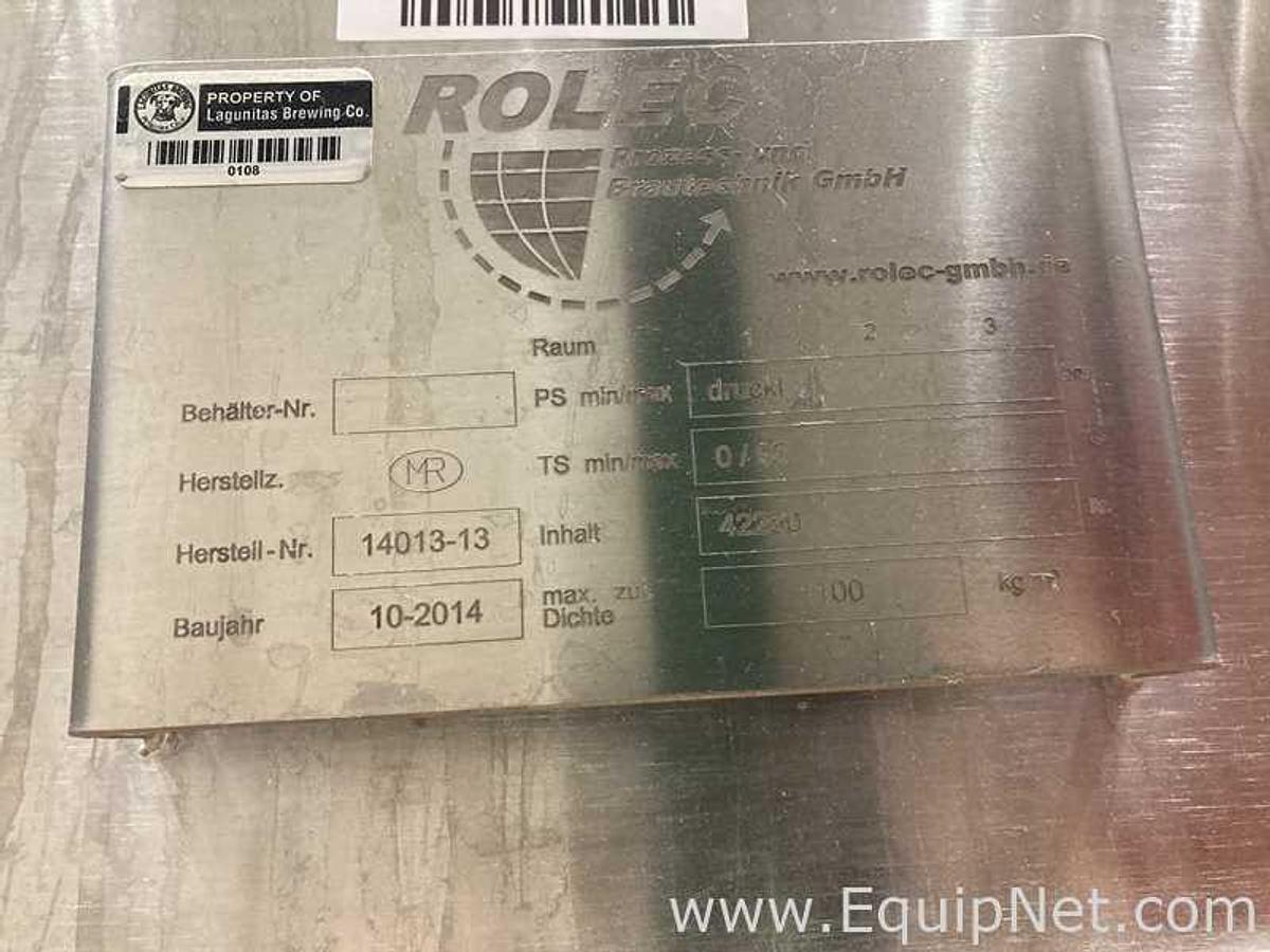 Used 42.250 Liters - 360 BBL Rolec Stainless Steel Isolated Energy Storage Tank