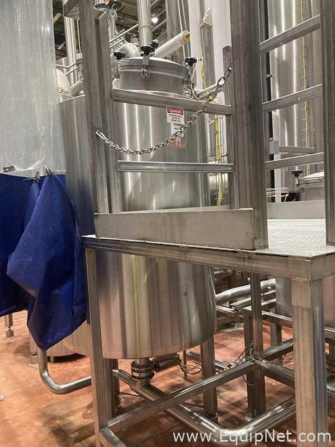 Used 1500 Lt - 12.7 BBL Stainless Steel Sugar Doser Tank