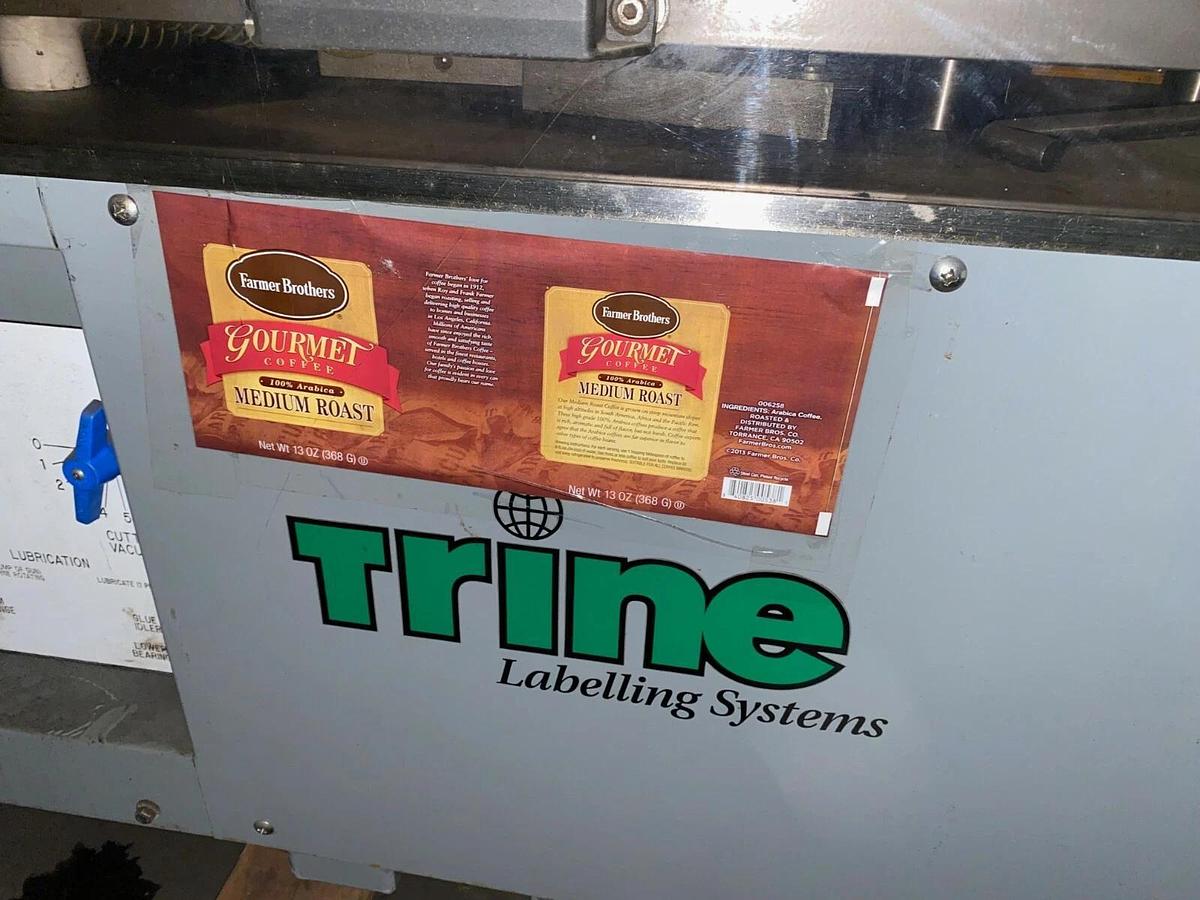 Used Trine Roll Fed Wraparound Labeler