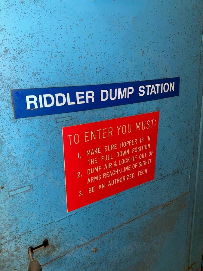 Used TUBAR-Riddler Dump Station