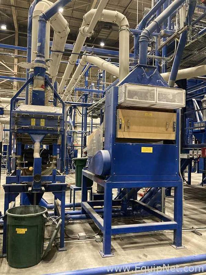 Used Brewery Grain Milling System Including Kunzel Type 6 Roller Mill