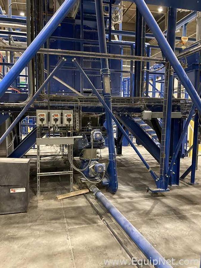 Used Brewery Grain Milling System Including Kunzel Six Roller Mill