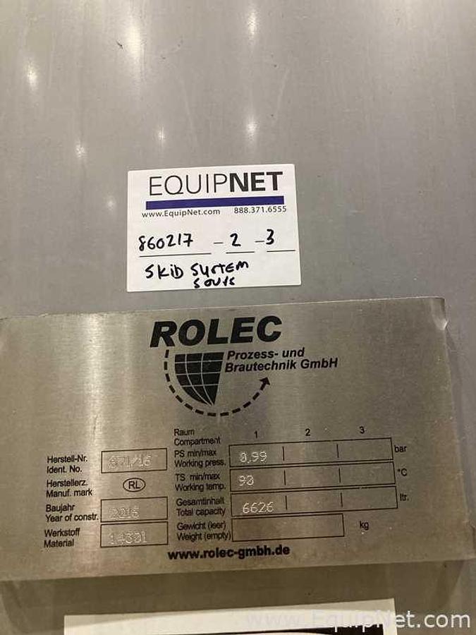 Used Rolec Sours Two Vessel System