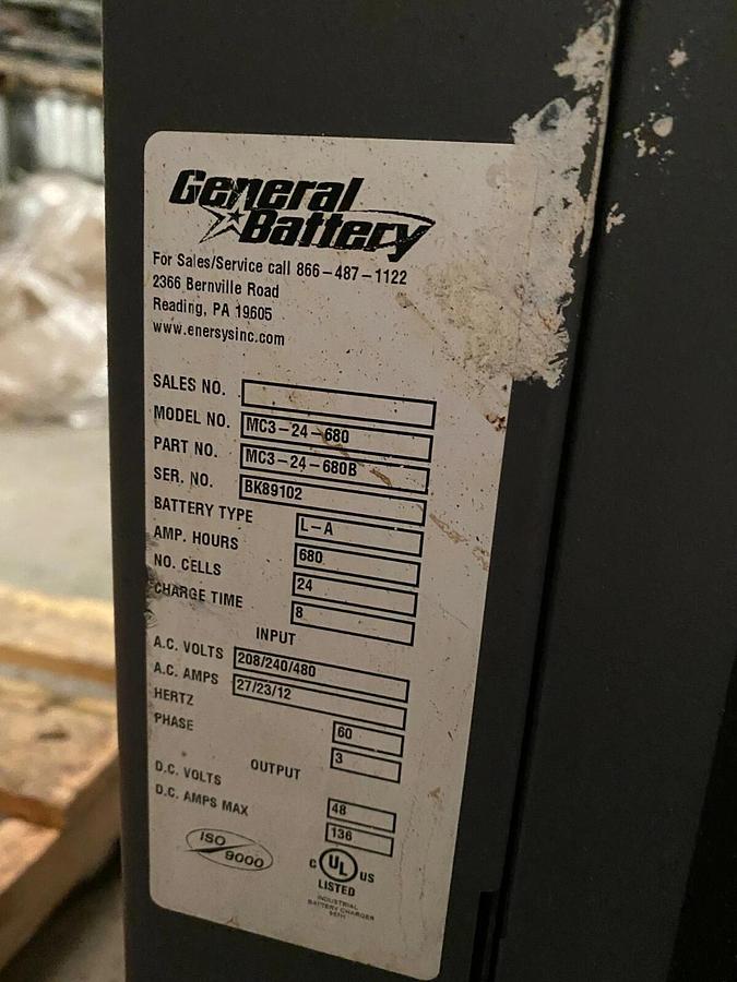 Used THE GENERAL CLASSIC- Forklift Battery Charger