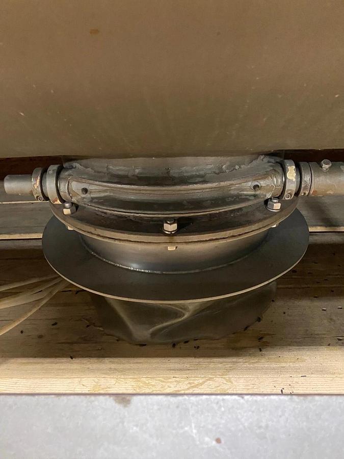 Used AMERICAN PROCESS SYSTEMS-PLOW BLENDER/MIXER WITH GEAR DRIVE AND MOTOR