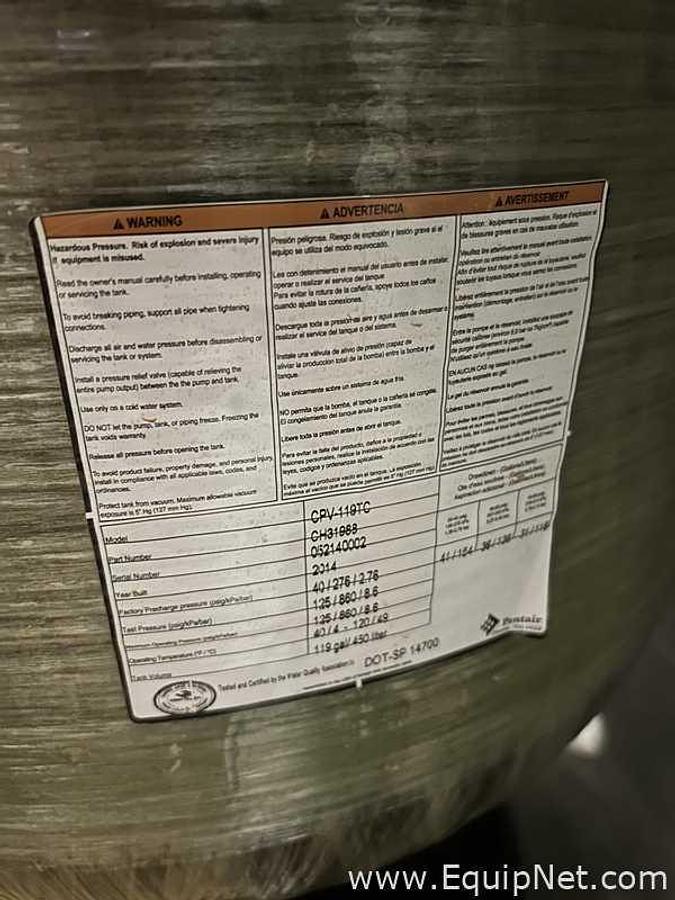 Used Metropolitan Industries Carbon Filtration Water Purification System