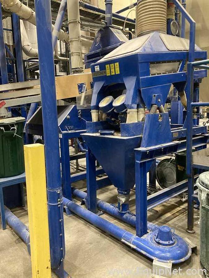 Used Brewery Grain Milling System Including Kunzel Type 6 Roller Mill