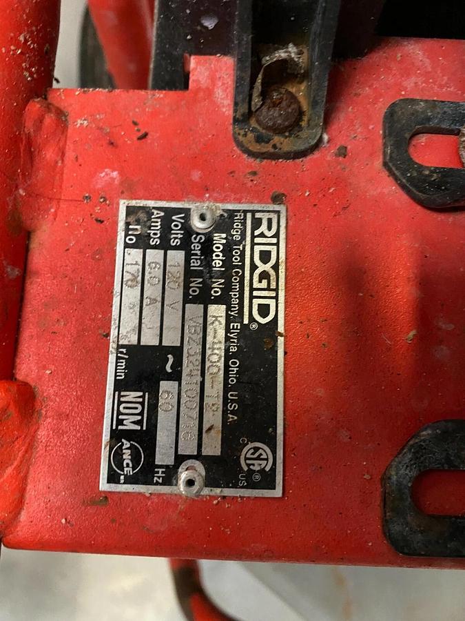 Used RIDGID-Auger/Drain Cleaning Machine