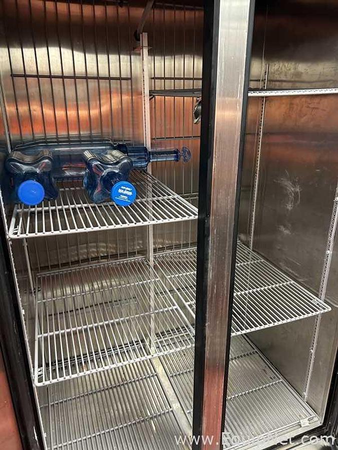 Used True TS-35F Two Section Reach In Refrigerator