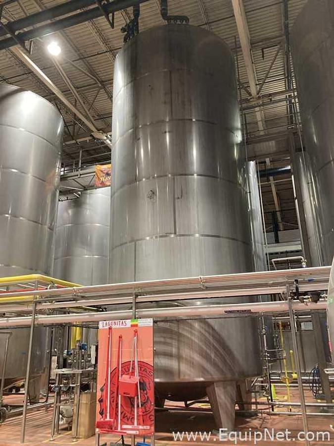 Used 981 HL - 835 BBL Rolec Bright Beer BBT And Storage Stainless Steel Jacketed Tank