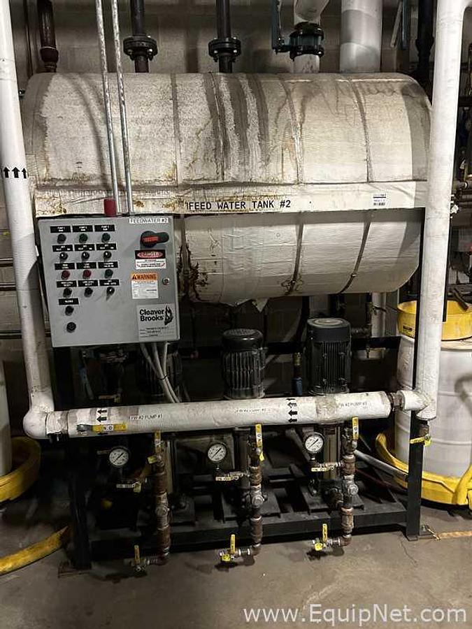 Used Cleaver Brooks TKH4672.CS.BFD.T Boiler Feed Water System