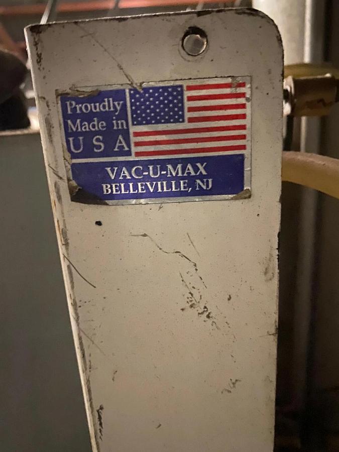 Used VAC-U-MAX Bulk Process-Pneumatic Bag Compactor