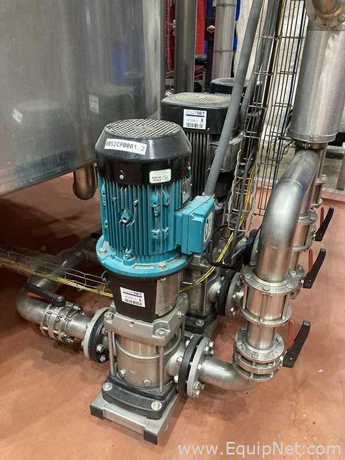 Used Lot Of Three Grundfos Centrifugal Pumps