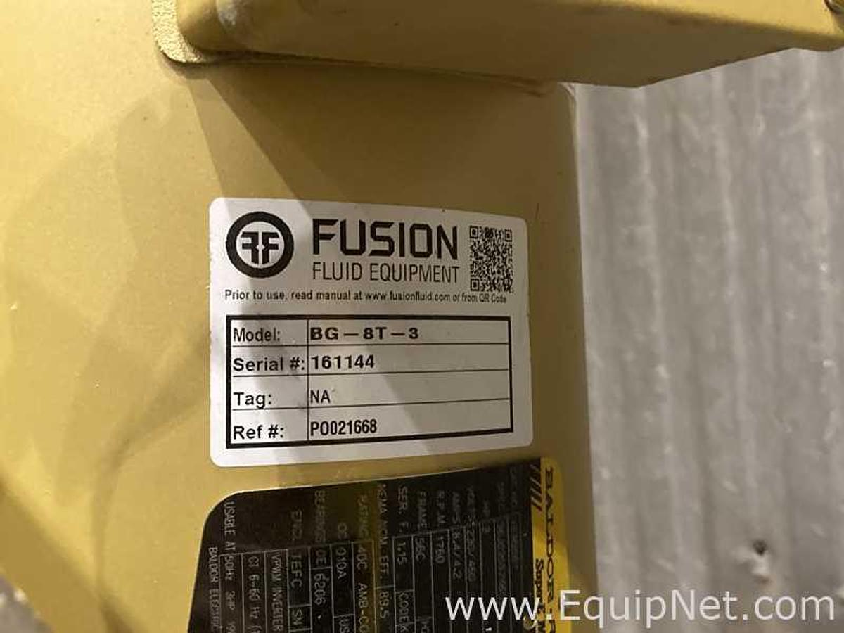 Used 3 HP Fusion Fluid Equipment BG-8T-3 Mixer