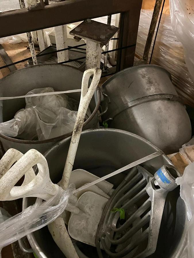 Used 140 Qt. Mixing Bowl Lot