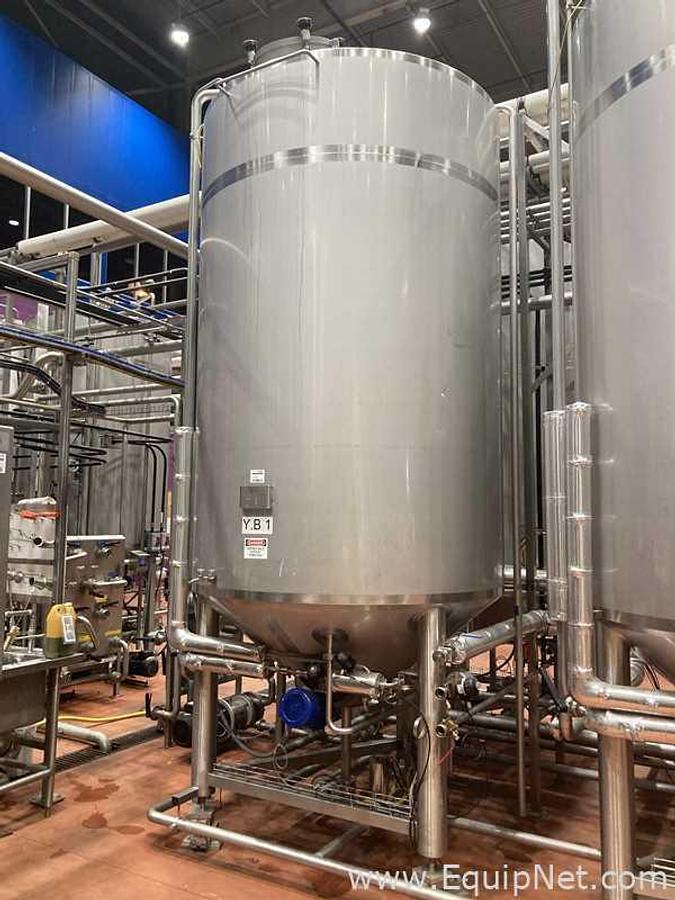 Used 5257 Lt - 44 BBL Rolec Agitated Yeast Storage And Propagation Tank