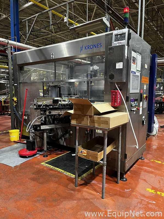 Used Krones Solomatic Front and Back Labeler