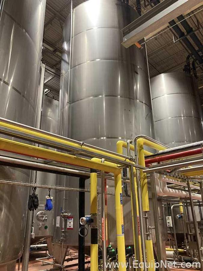 Used 981 HL - 835 BBL Rolec Bright Beer BBT And Storage Stainless Steel Jacketed Tank