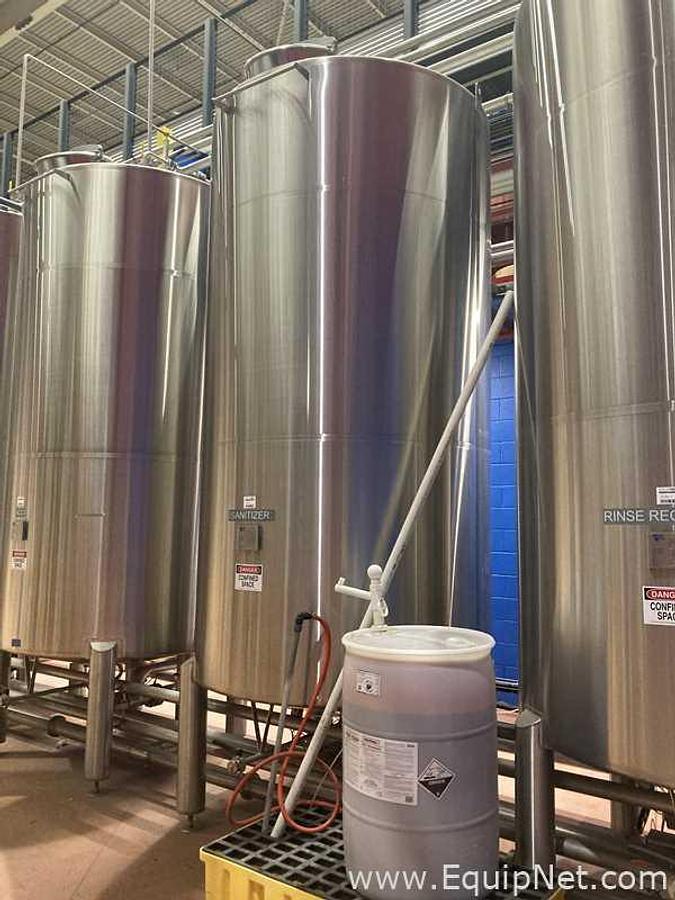 Used 7600 Lt - 64 BBL Rolec Stainless Steel Sanitizer Tank