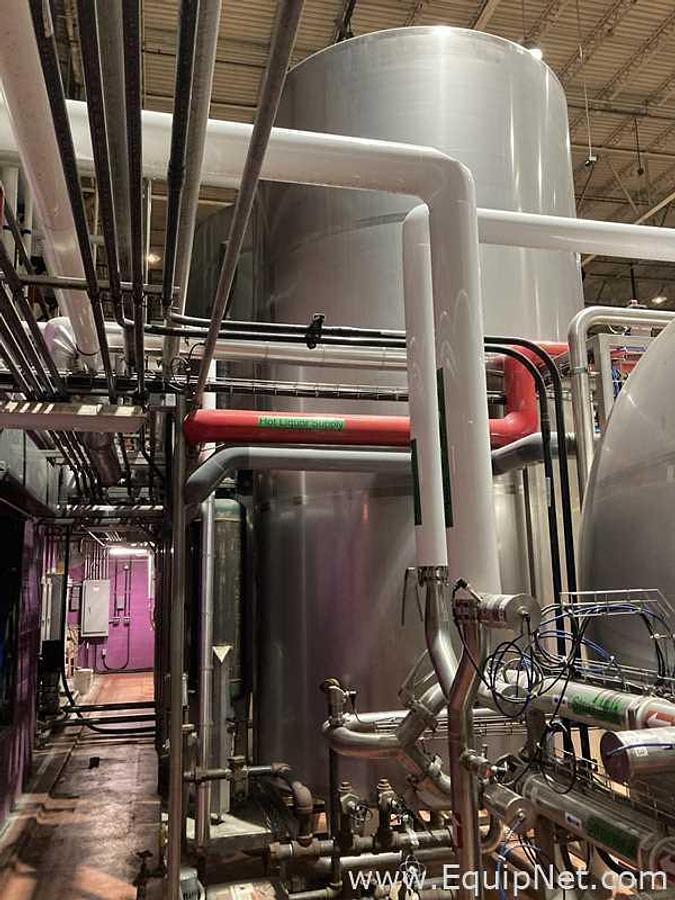 Used 13250 Liter Stainless Steel Tank Previously Used As A Hot Water Tank 132.5 hl