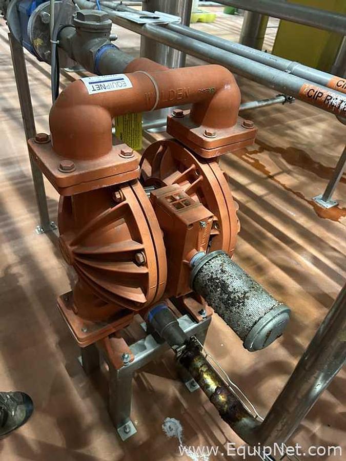 Used 2 in Wilden Diaphragm 08-14746 Diaphragm Pump Aluminum-Aluminum