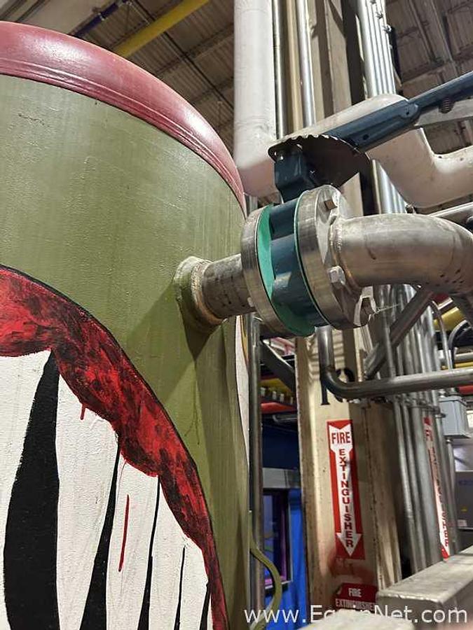 Used Silvan Industries Approx 400 Gallon Carbon Steel Receiver Tank