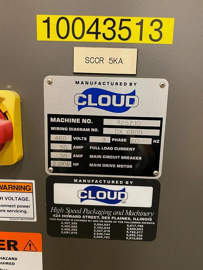 Used CLOUD Performa-Horizontal Form Fill and Seal Pouch Machine