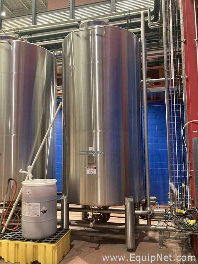 Used 7600 Lt - 64 BBL Rolec Stainless Steel Rinse Recovery Tank