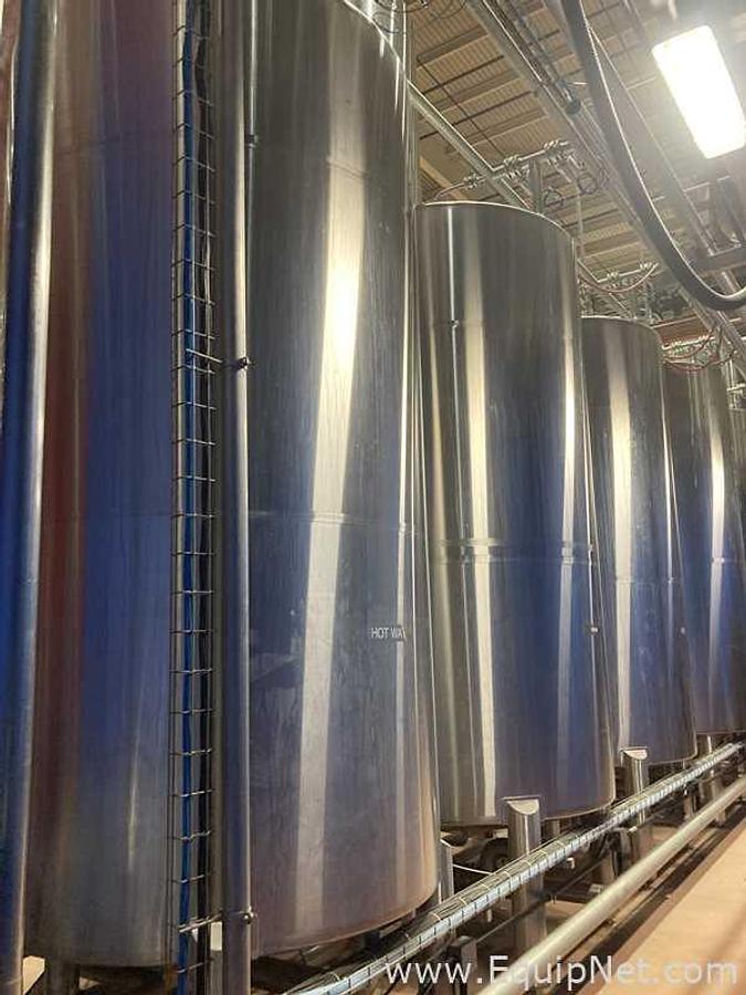 Used 7600 Lt - 64 BBL Rolec Stainless Steel Rinse Recovery Tank