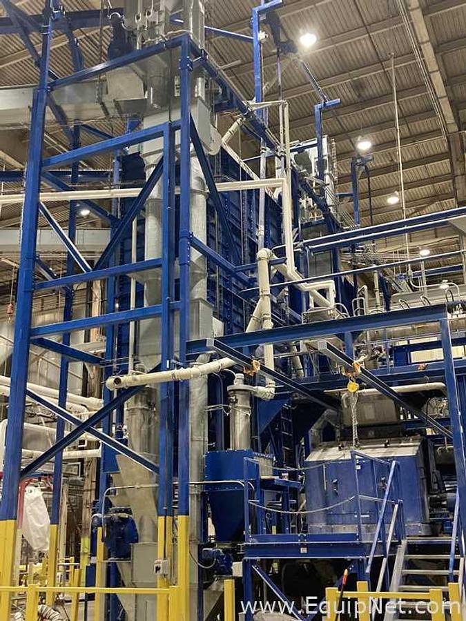 Used Brewery Grain Milling System Including Kunzel Six Roller Mill